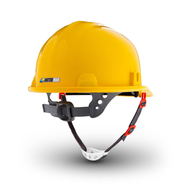 کلاه ایمنی صنعتی | کارگری مدل MK3 هترمن زرد پشت