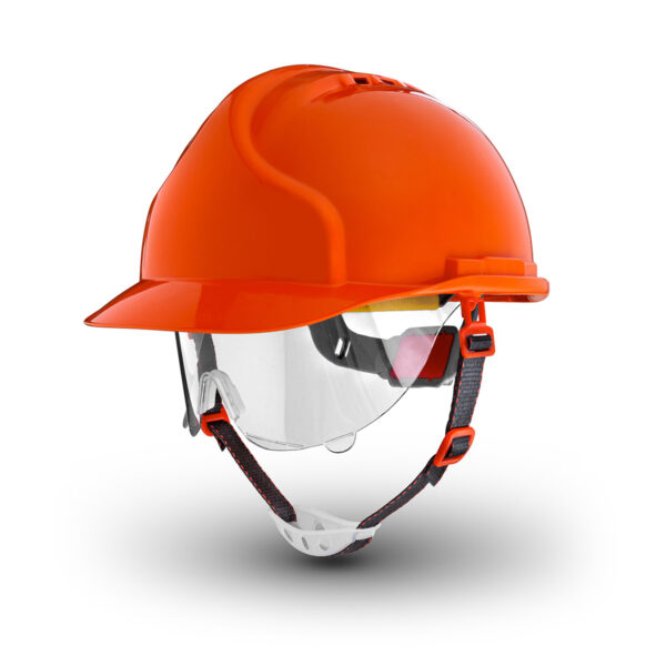 کلاه ایمنی صنعتی مدل mk7 هترمن نارنجی